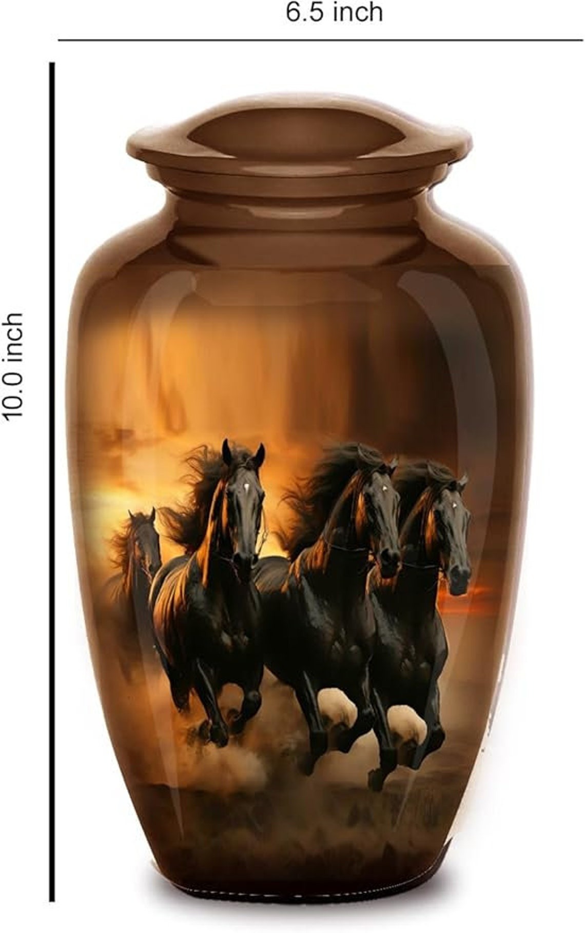 Memorials Urns for Human Ashes - Decorative Urns, Urns for Human Ashes Female & Male, Urns for Ashes Adult Female, Funeral Urns - Horse, urn