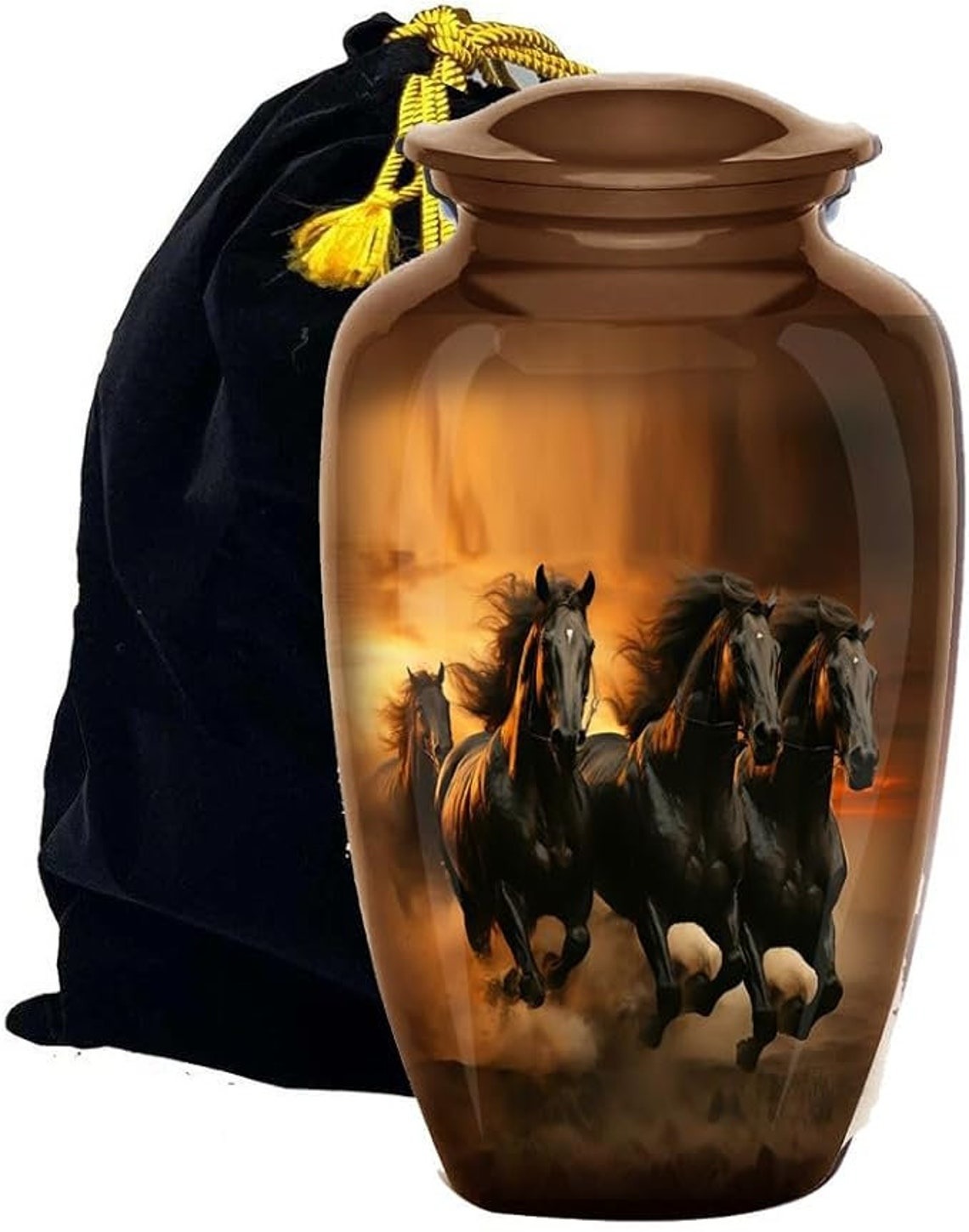 Memorials Urns for Human Ashes - Decorative Urns, Urns for Human Ashes Female & Male, Urns for Ashes Adult Female, Funeral Urns - Horse, urn