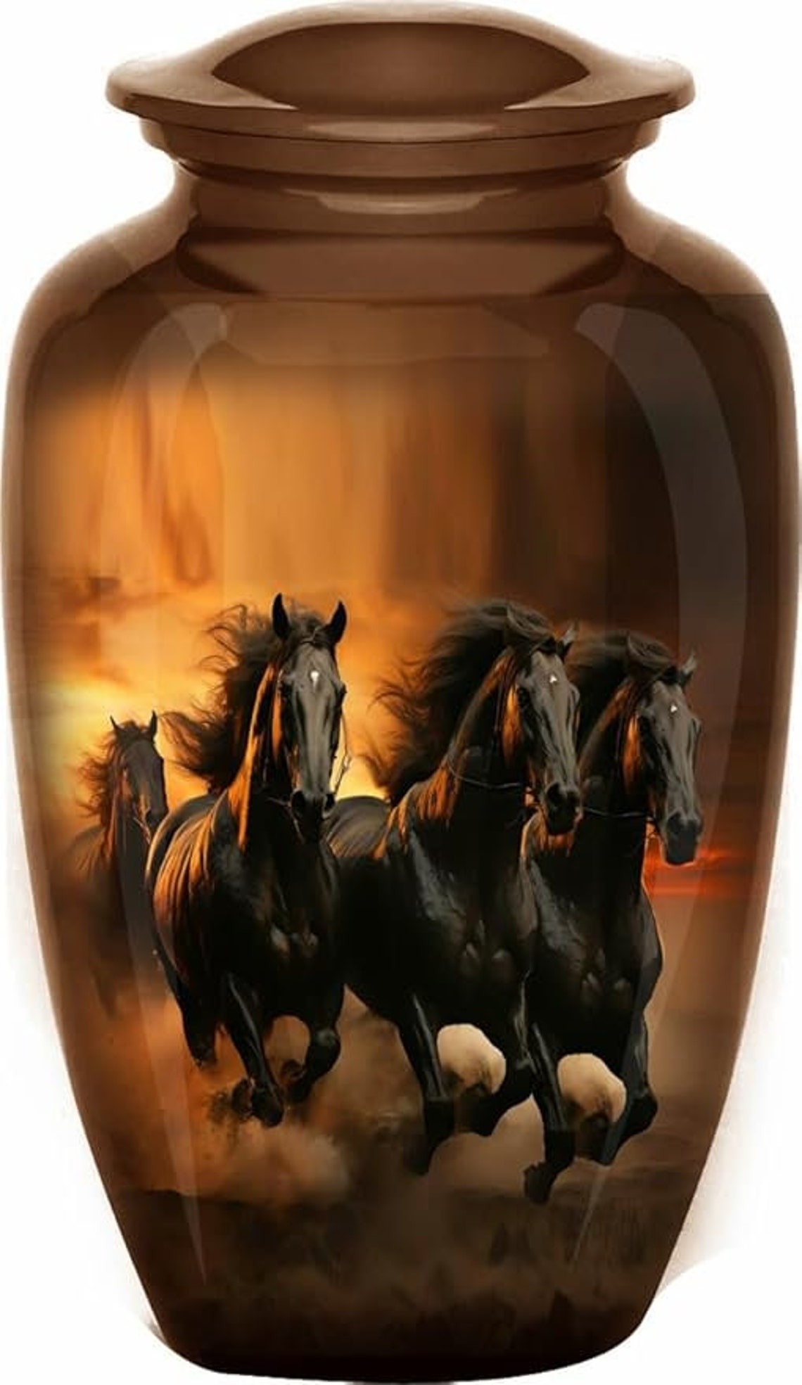 Memorials Urns for Human Ashes - Decorative Urns, Urns for Human Ashes Female & Male, Urns for Ashes Adult Female, Funeral Urns - Horse, urn
